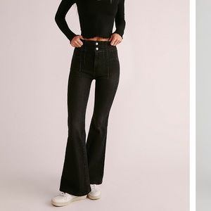 Worn once Free People black flares